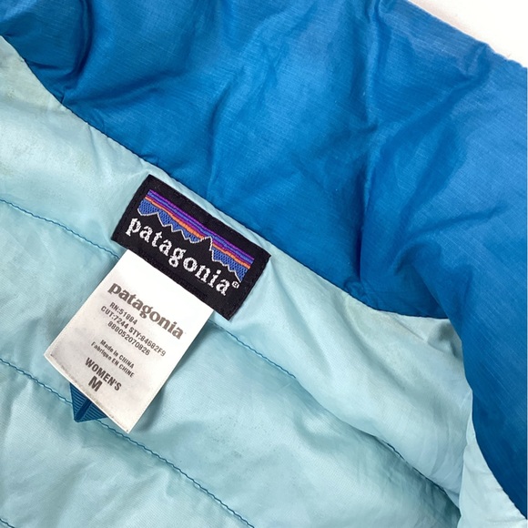 Patagonia Insulated Down sweater jacket 51884 Vessel Blue Medium - Picture 7 of 10